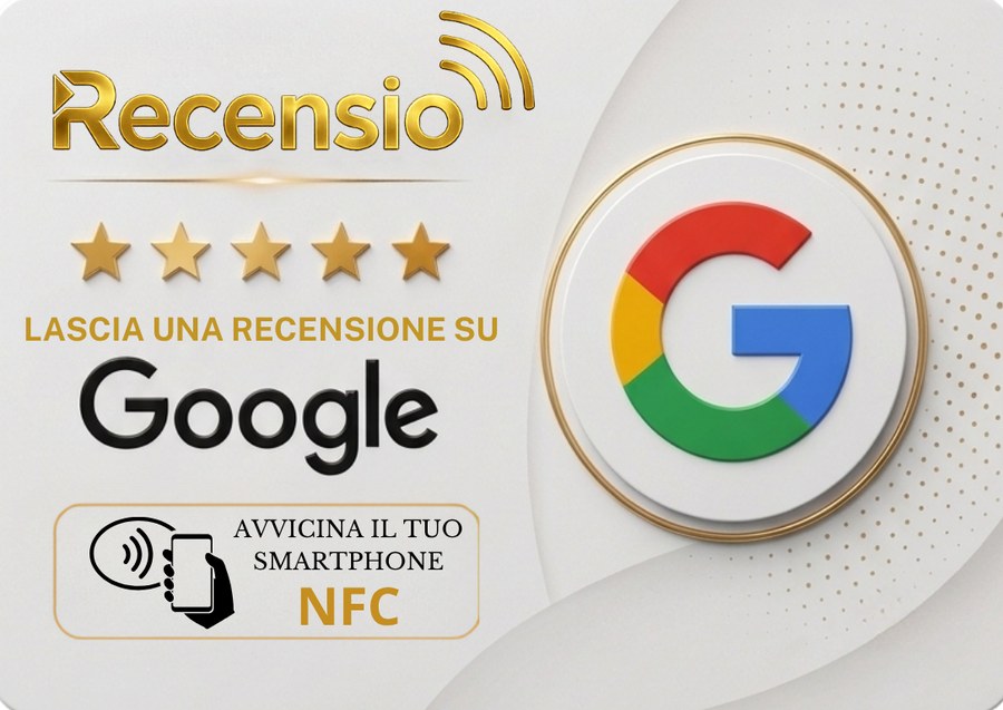 Card NFC Recensio bianca — Google